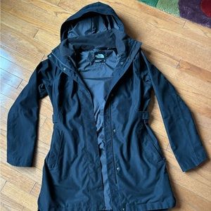 North Face EUC rain Parka, sz med